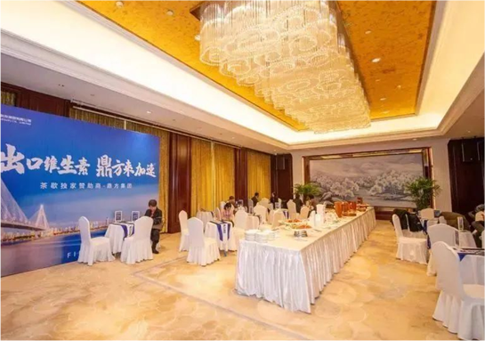 创世红海集团独家赞助维生素论坛茶歇